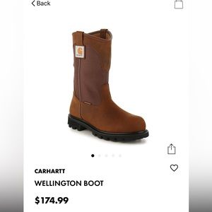 Never worn like new women’s Wellington carhartt work boot